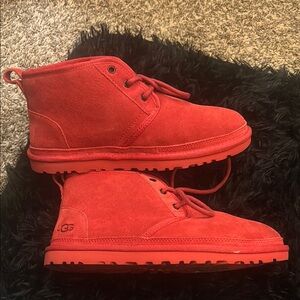 UGG Red Suede Boots